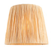Natural raffia & matt black
