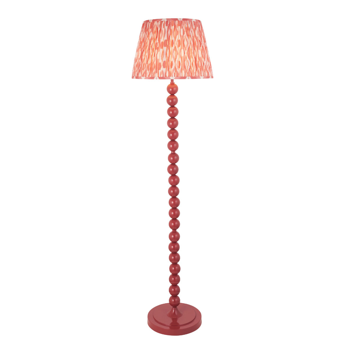 Gloss Pink Clay Paint & Coral Pink Fabric