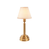 Brushed Aged Brass Plate & Vintage White Fabric
