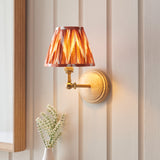 Ash Wood & Apricot Orange Fabric