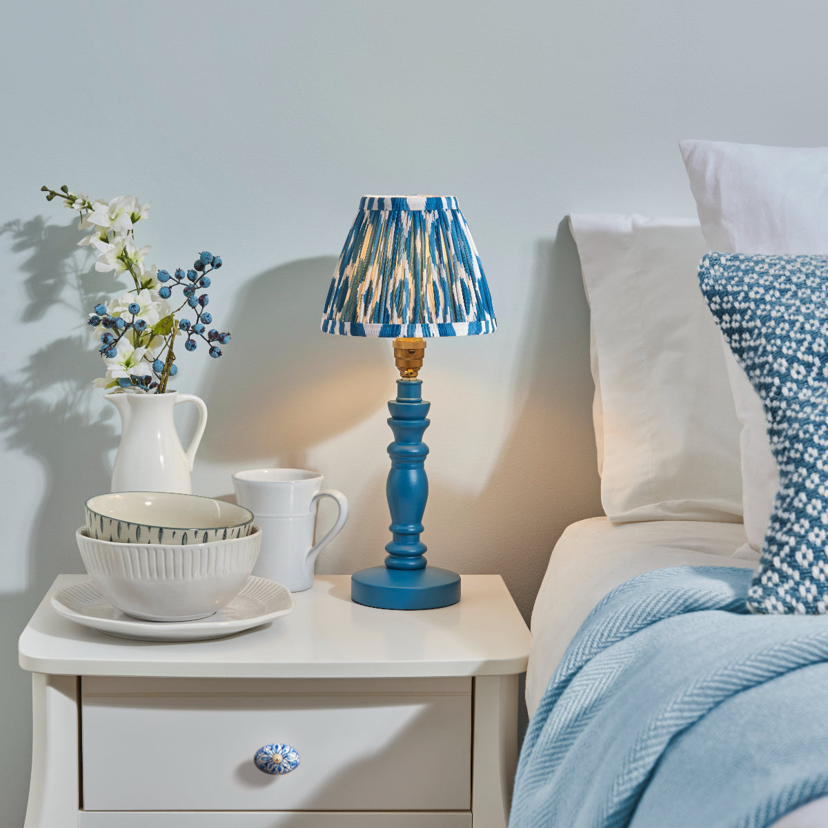 Marlin Blue Fabric & Satin Marlin Blue Paint