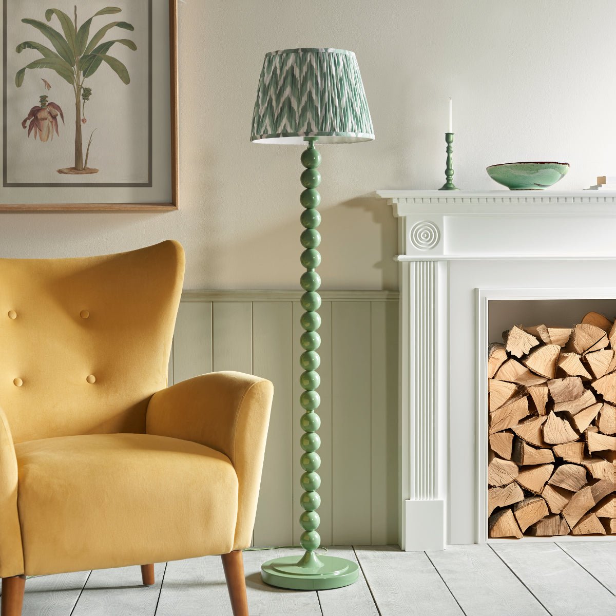 Cotswold Green Fabric & Gloss Cotswold Green Paint