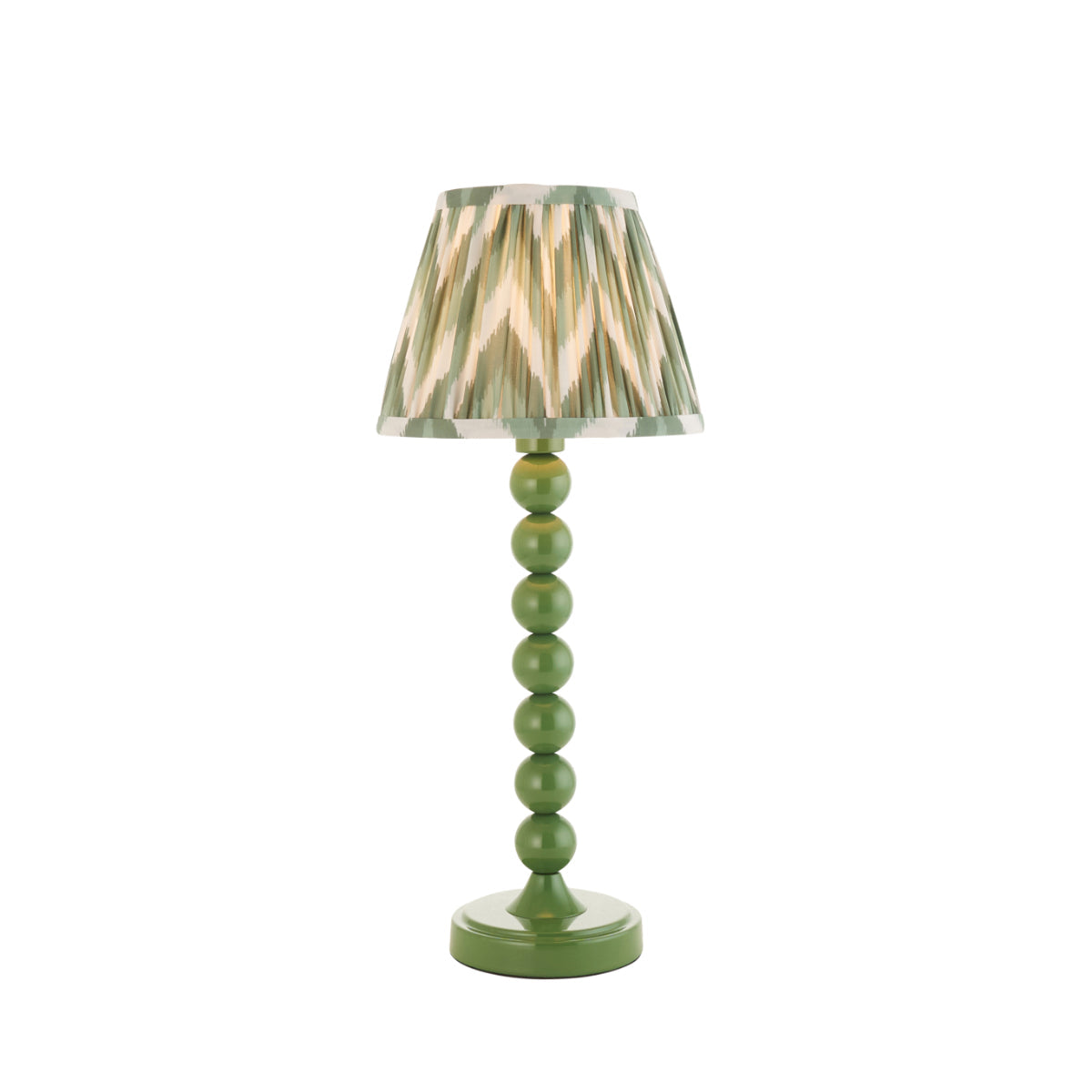 Cotswold Green Fabric & Gloss Almond White Paint