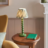 Cotswold Green Fabric & Gloss Almond White Paint
