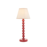 Gloss Pink Clay Paint & Vintage White Fabric