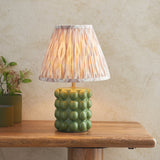 Olive Green Glaze & Neutral Print Fabric