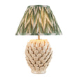 Ivory Crackle Glaze & Cotswold Green Fabric