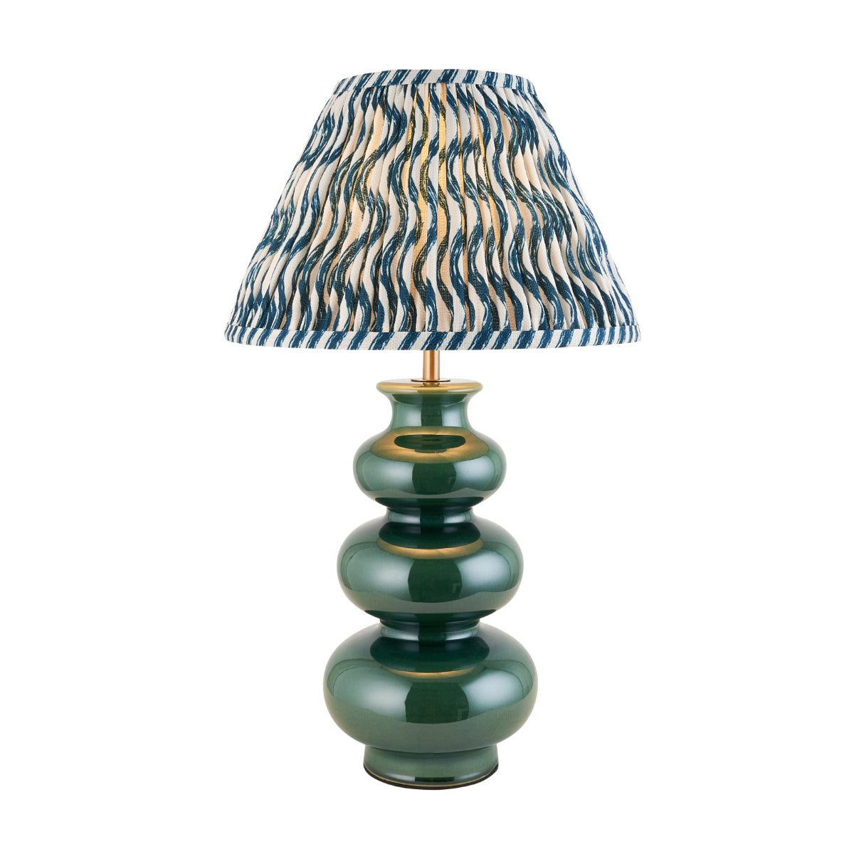 Marlin Blue Fabric & Gloss Green Glaze