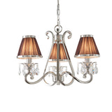 Polished nickel with Chocolate shade