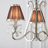 Polished nickel with Chocolate shade