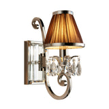 Polished nickel with Chocolate shade