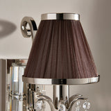 Polished nickel with Chocolate shade