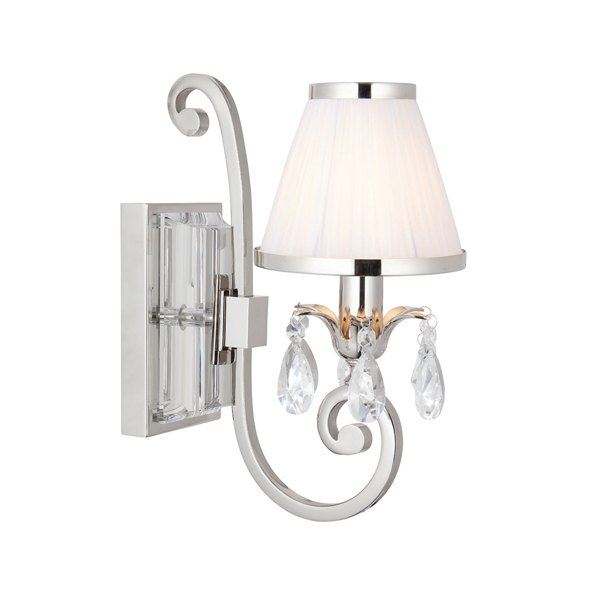 Polished nickel with White shade