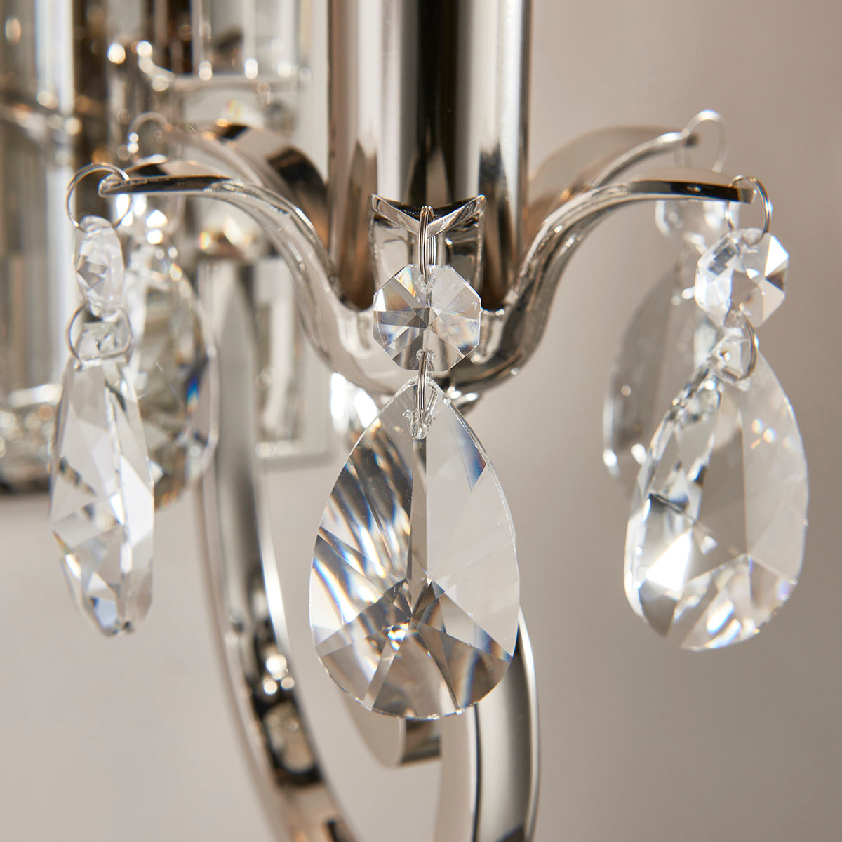 Polished nickel with White shade