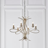 Brushed brass plate