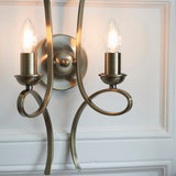 Brushed brass plate