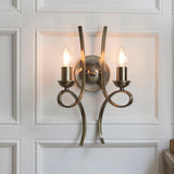 Brushed brass plate