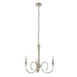 Polished nickel plate and clear crystal
