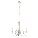 Polished nickel plate and clear crystal