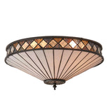 Tiffany glass and satin black