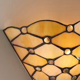 Tiffany glass and matt black