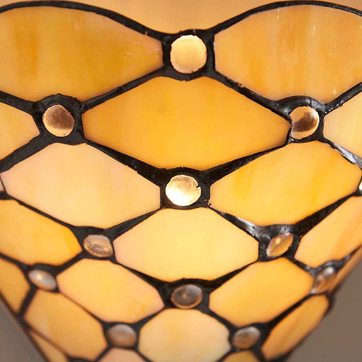 Tiffany glass and matt black