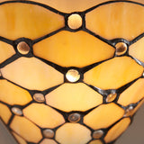 Tiffany glass and matt black