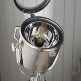 Farah Retro Tripod Floor Lamp in Nickel