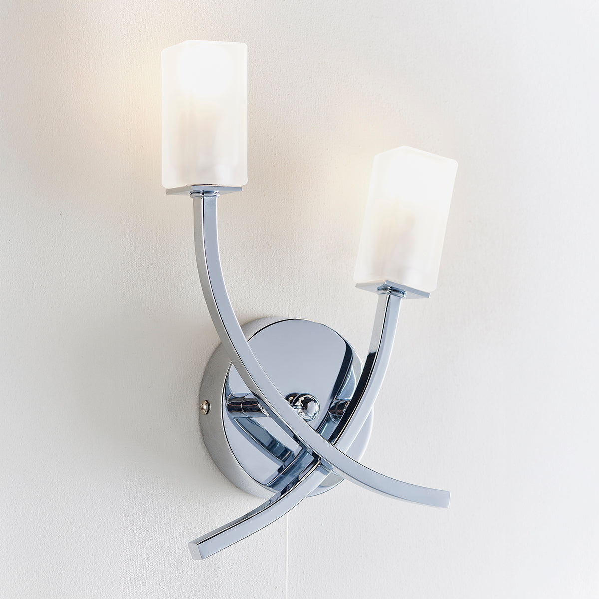 Miles Chrome Wall Light