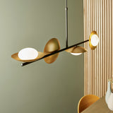 Tabernas Four-Light Pendant in Gold