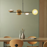 Tabernas Four-Light Pendant in Gold