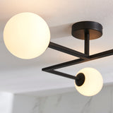 Matt black & matt opal glass