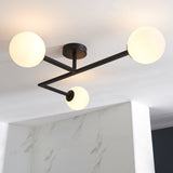 Matt black & matt opal glass