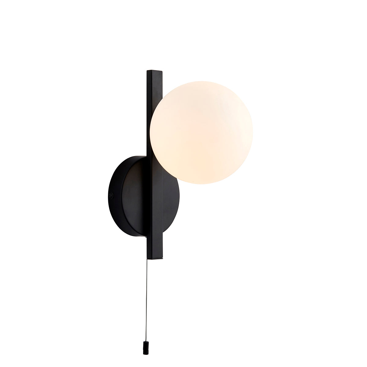 Matt black & matt opal glass
