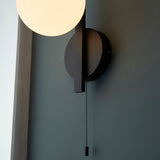 Matt black & matt opal glass