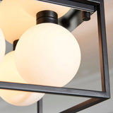 Matt black & matt opal glass