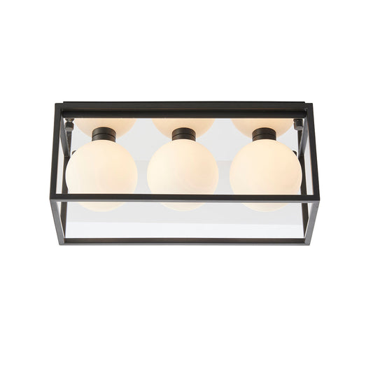 Matt black & matt opal glass
