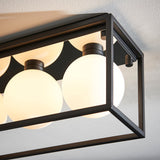 Matt black & matt opal glass