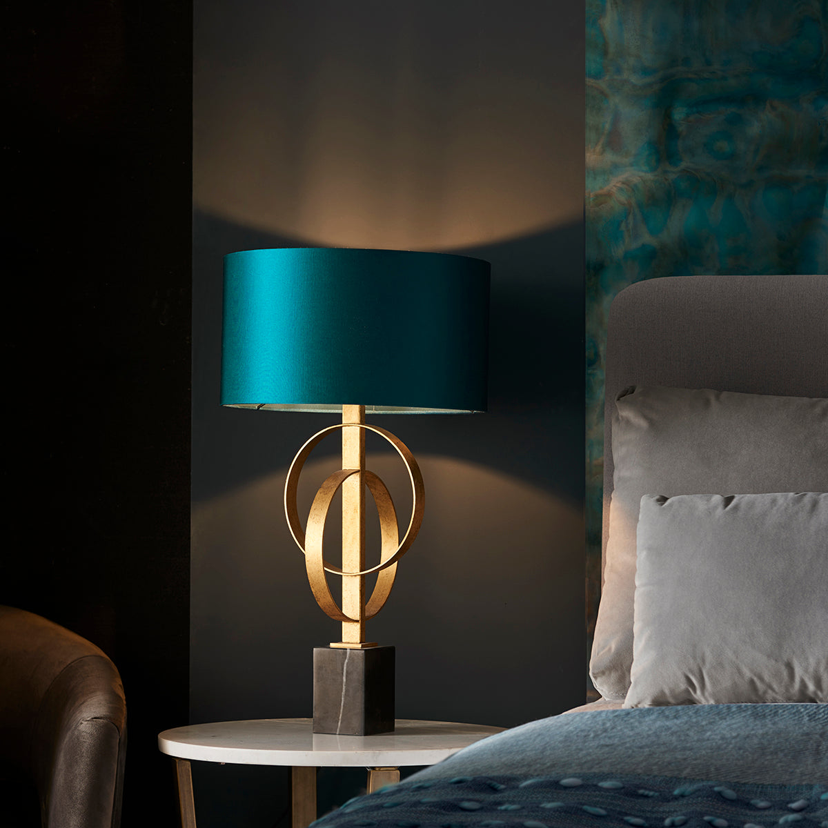 Teal & Gold