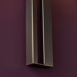 Brushed bronze & mink satin fabric