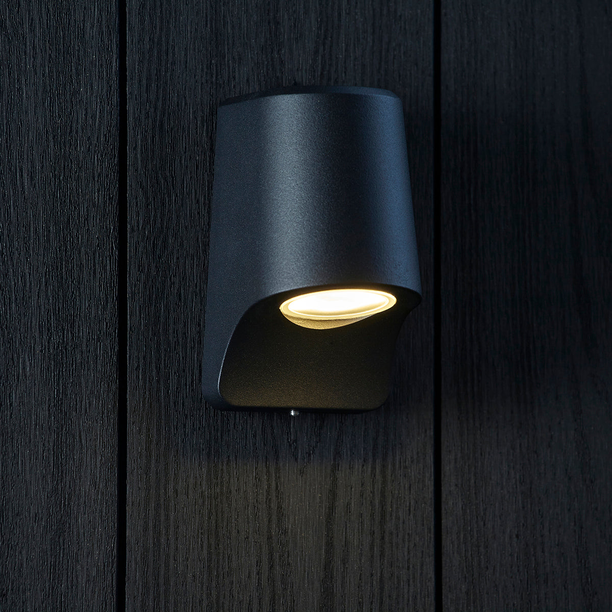 Matt black & frosted glass