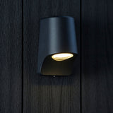 Matt black & frosted glass