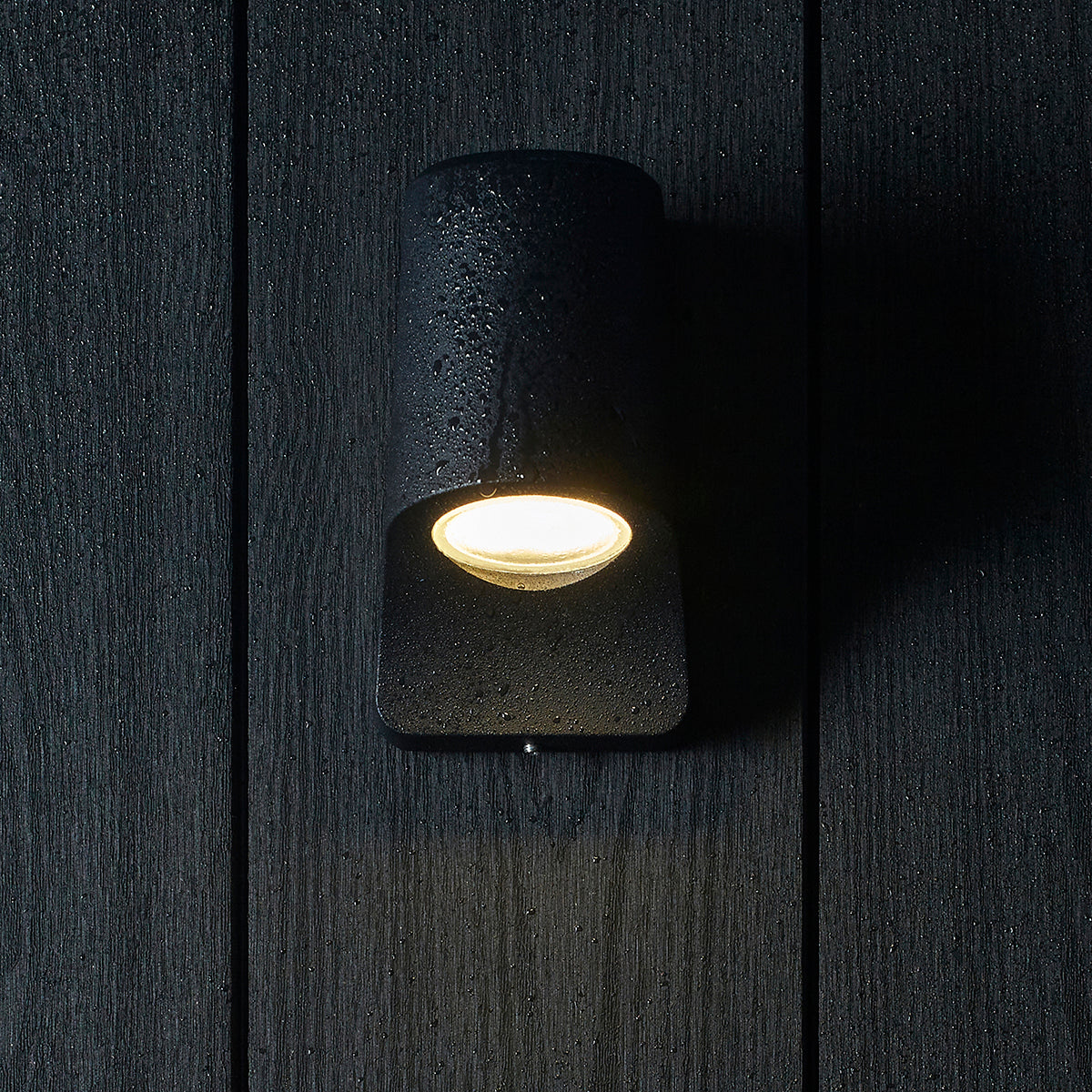 Matt black & frosted glass