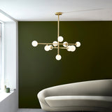 Satin brass plate & gloss white glass