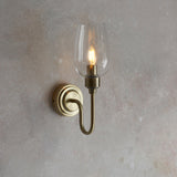 Antique brass plate