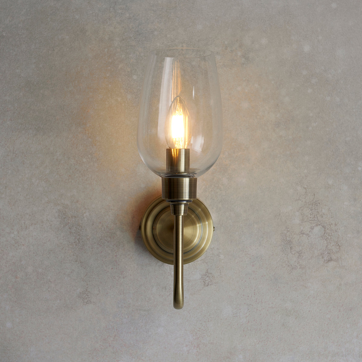 Antique brass plate