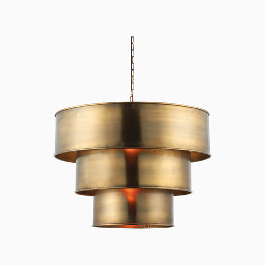 Mimi Antique Brass Pendant, Large