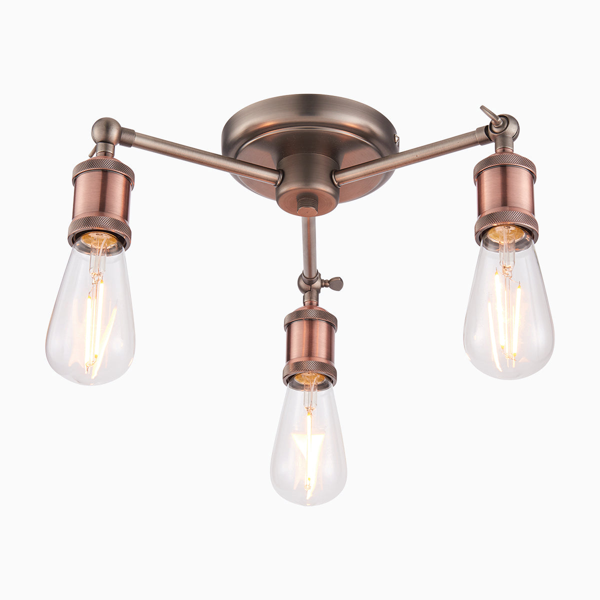 Pewter 3 Light