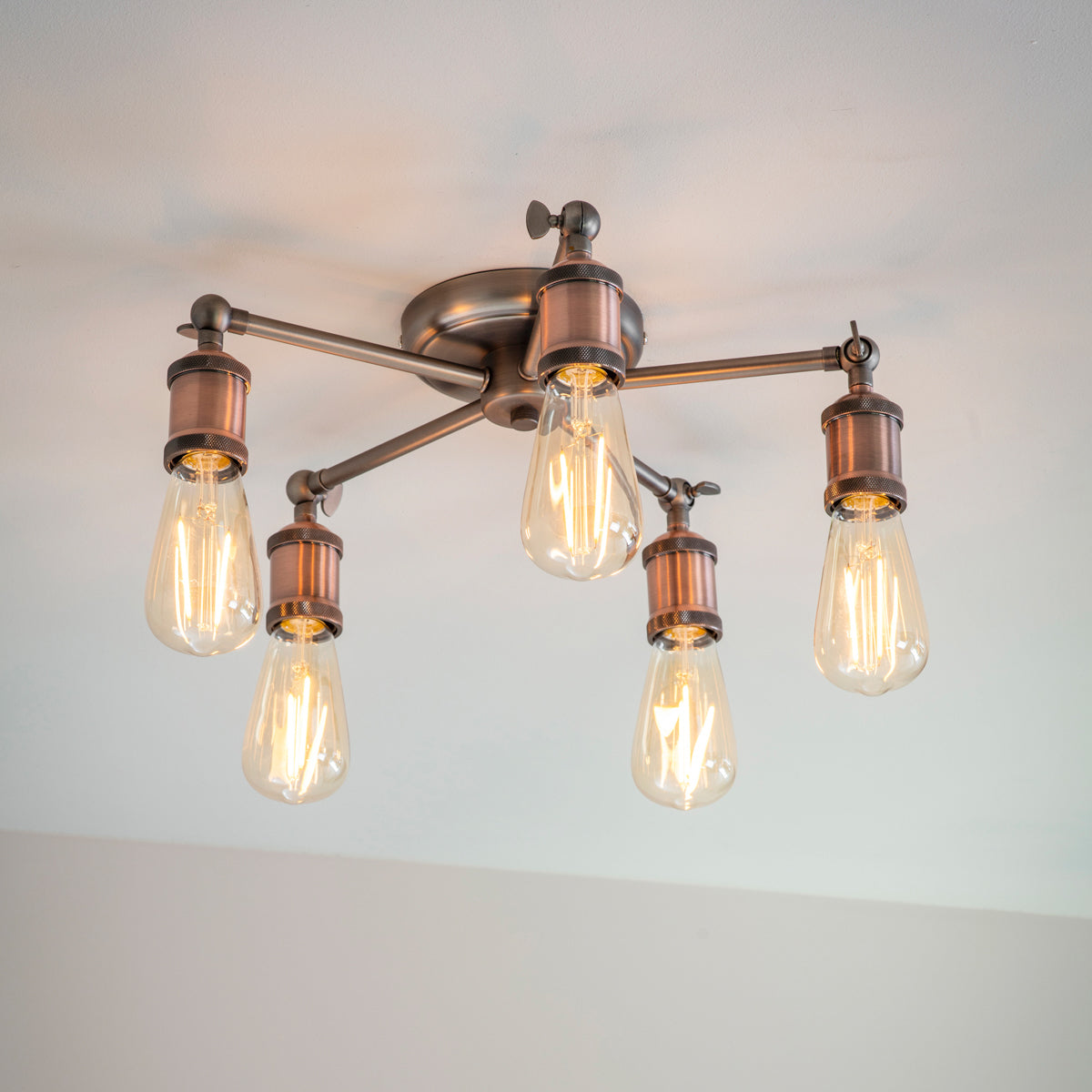 Pewter 5 Light