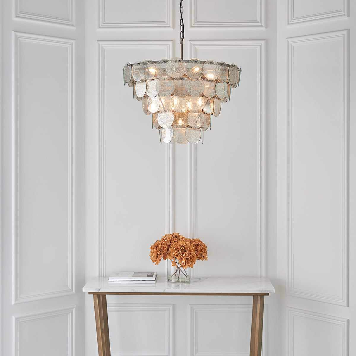 Nerida Multi-Layered Textured Pendant